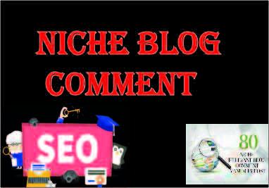 I will manually 80 Niche blog comment Do-Follow backl...