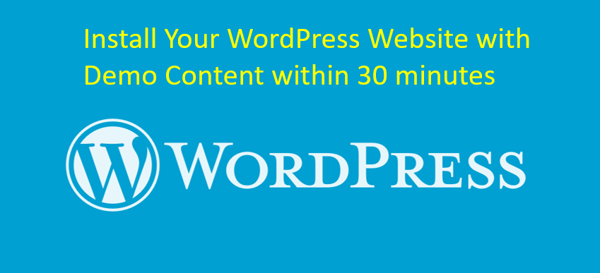 I will install WordPress theme and upload demo conten...