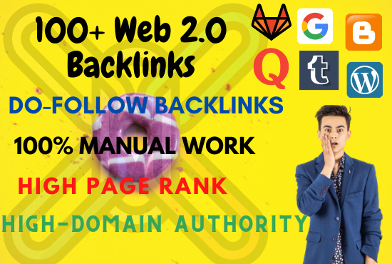 Get 30+ High-Quality, Do-Follow WEB 2.0 Backlinks fo...