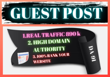 Write and Publish 10 Guest Posts on High Authority We...