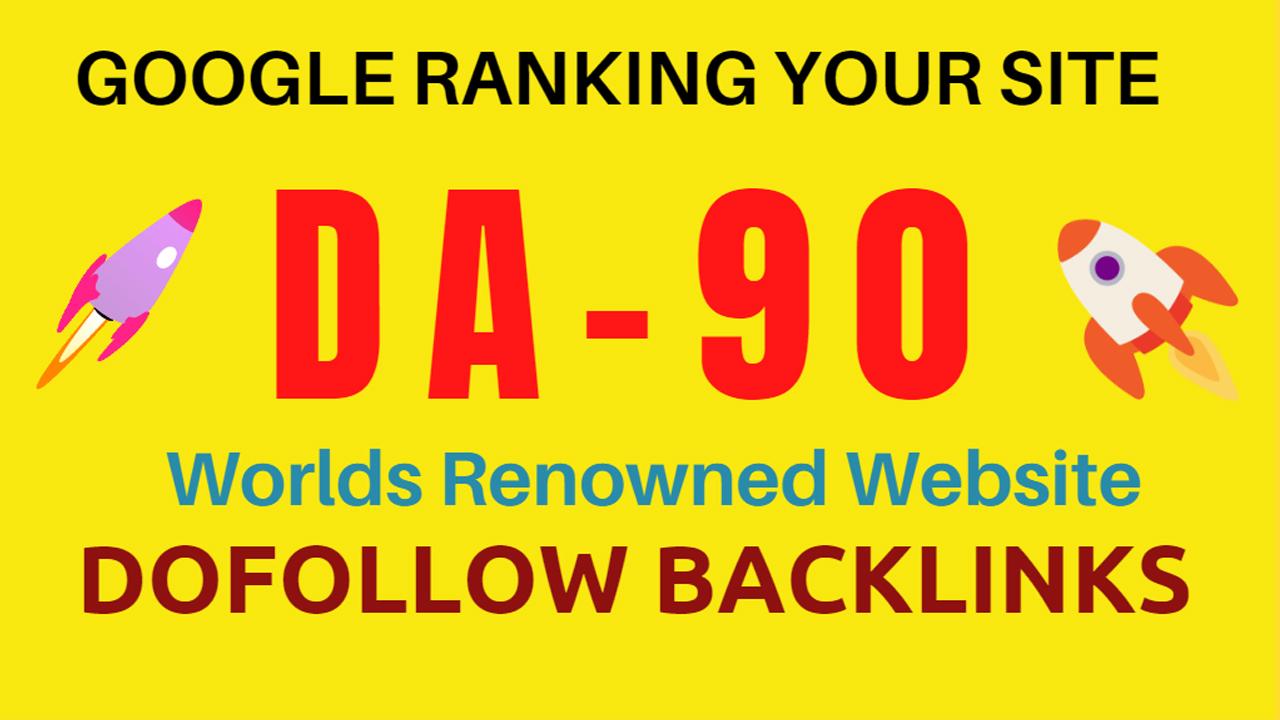I will build 150 high quality DR-90 dofollow backlink...