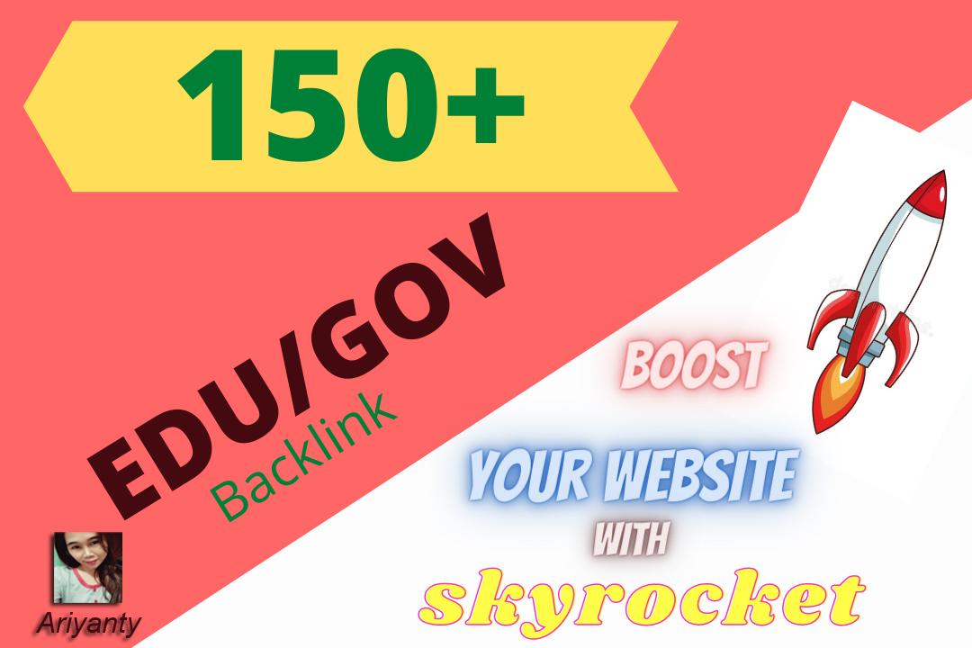 I will Create HQ 200 EDU. GOV high Authority backlink...