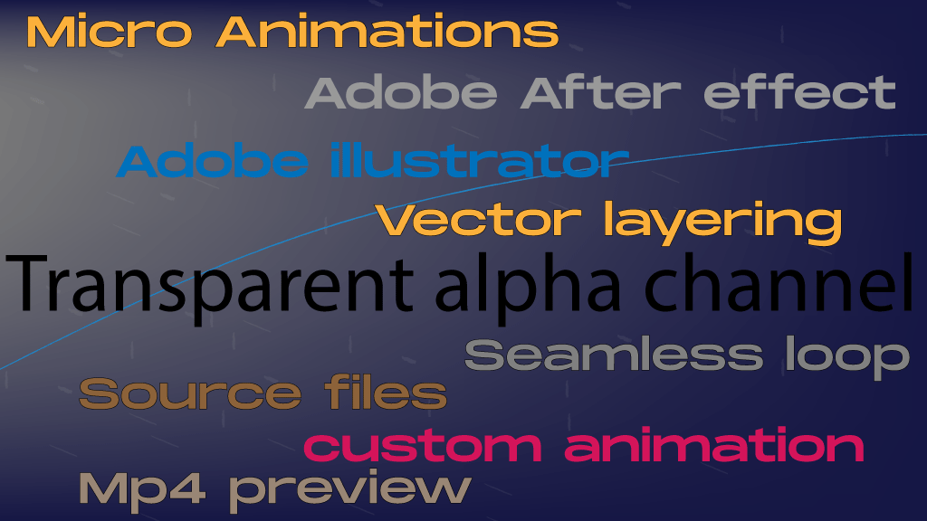 creative micro animations from vector files