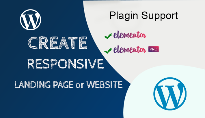 I Will Design Professional responsive Landing page fo...