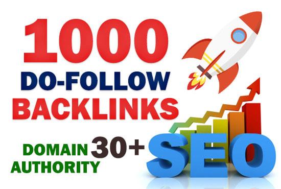 I will create 1000 high authority manual seo dofollow...