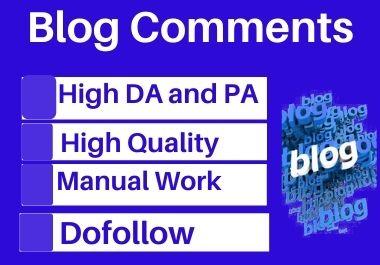 Manual 200 blog comment high authority permanent back...