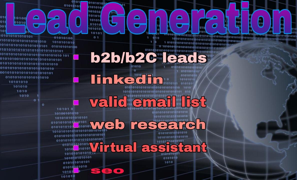 I will provide lead generation the targeted person an...