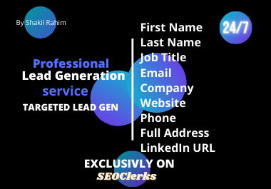 I will do B2B lead generation and valid Email collect...