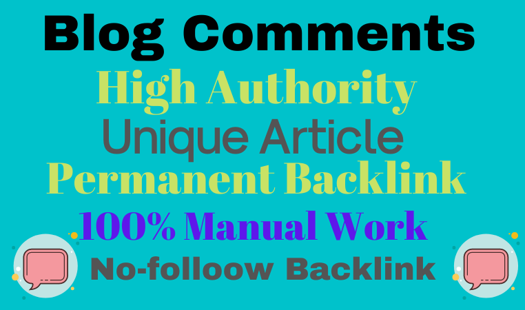 50 Blog Comments with High-Authoriry Permanent Backli...