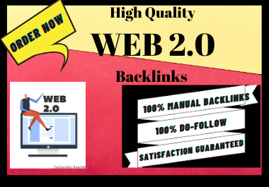 Manual 30 Web 2.0 backlinks High Authority link build...