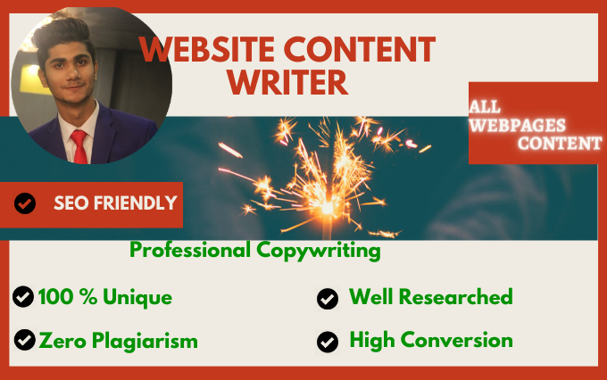 i will be your SEO website content writer, web copyw...