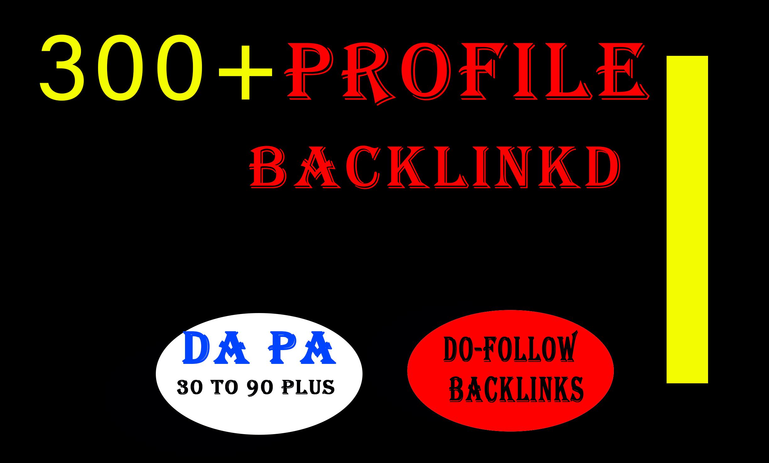 I will make manual profile backlinks on high authorit...