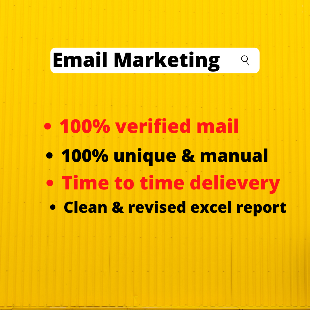 I will collect your 2K niche targeted email list for ...