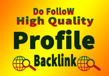 Create 250 Do Follow High Quality Profile Backlinks F...