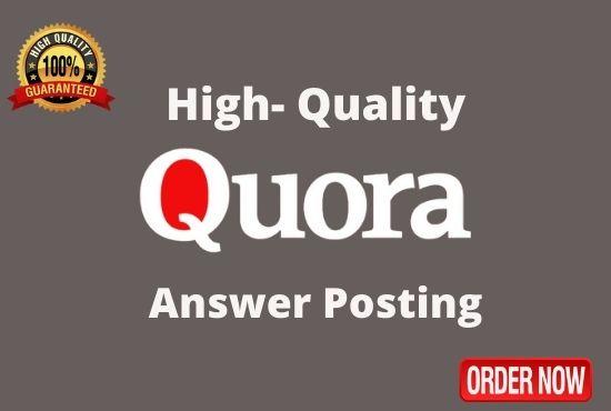 High Quality 50 Quora linkbuilding