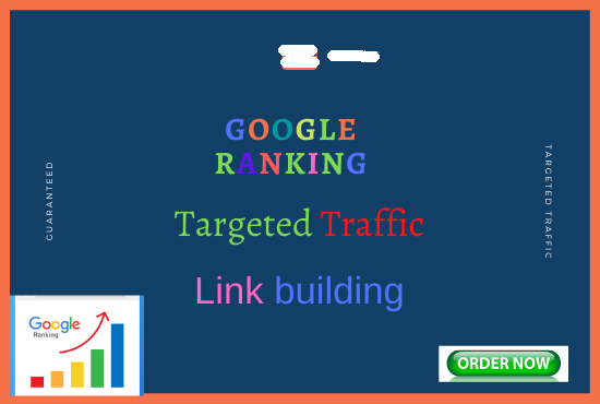 I offer google first page ranking with linkbuilding s...