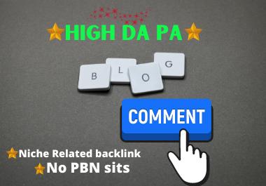 Manually Create 200 Blog Comment Backlink To boost yo...