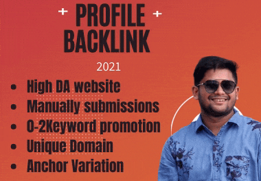 High authority 50 social profile backlinks to boost y...