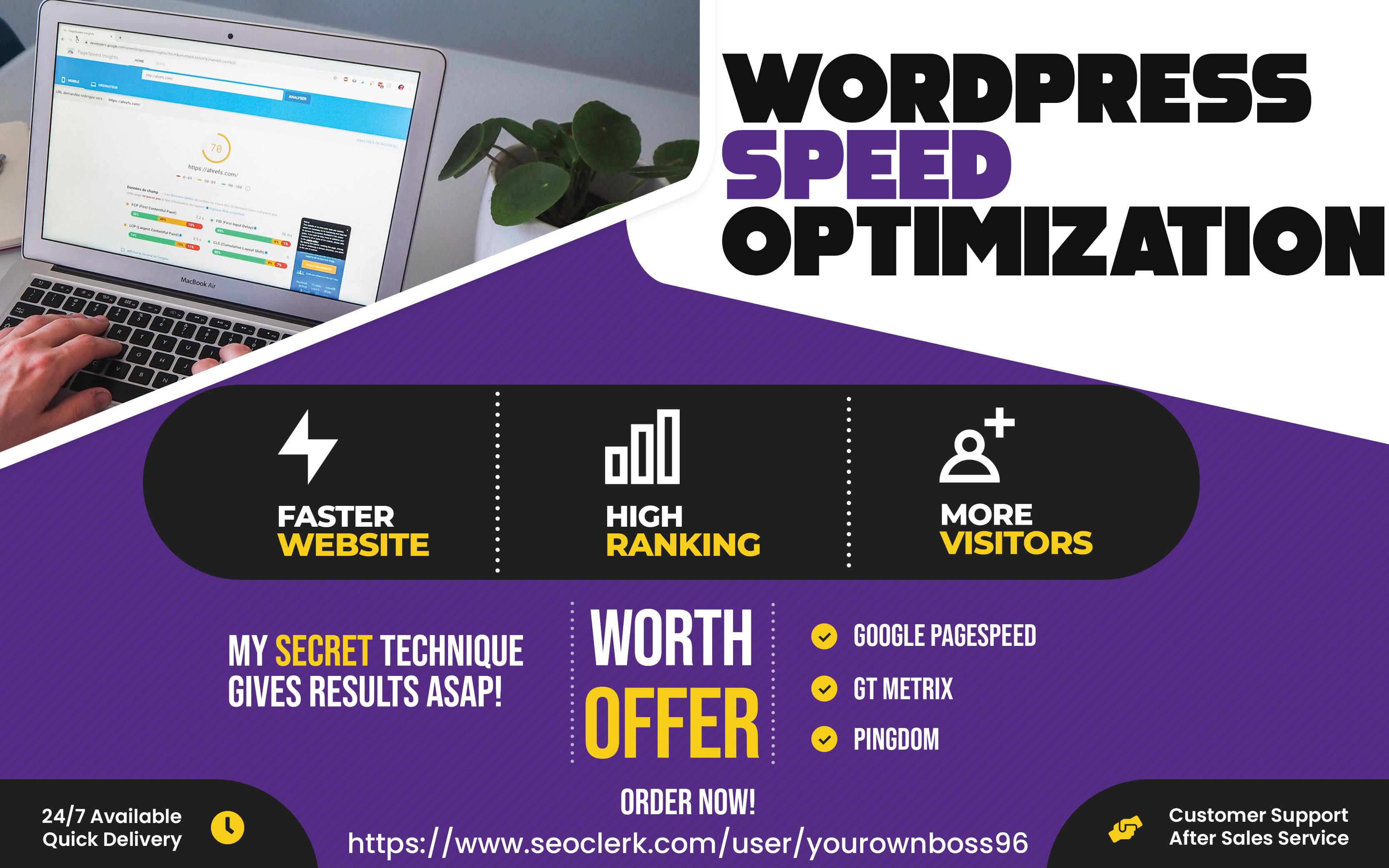 Optimize wordpress websites and fix layout shift to i...
