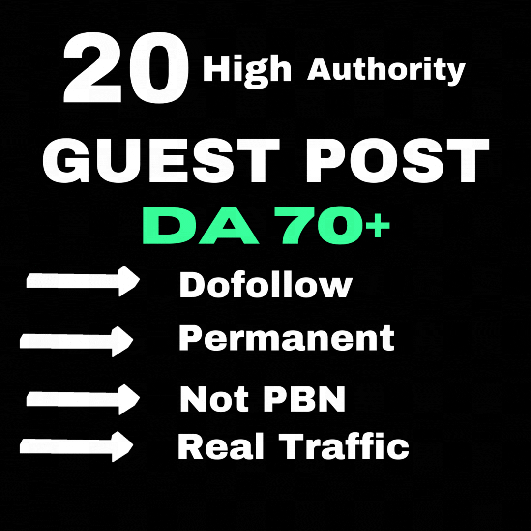Build 20 guest post backlink on german seo high autho...