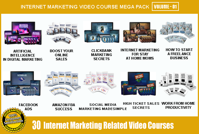 Offer 30 Internet Marketing Video Course Mega Pack - ...