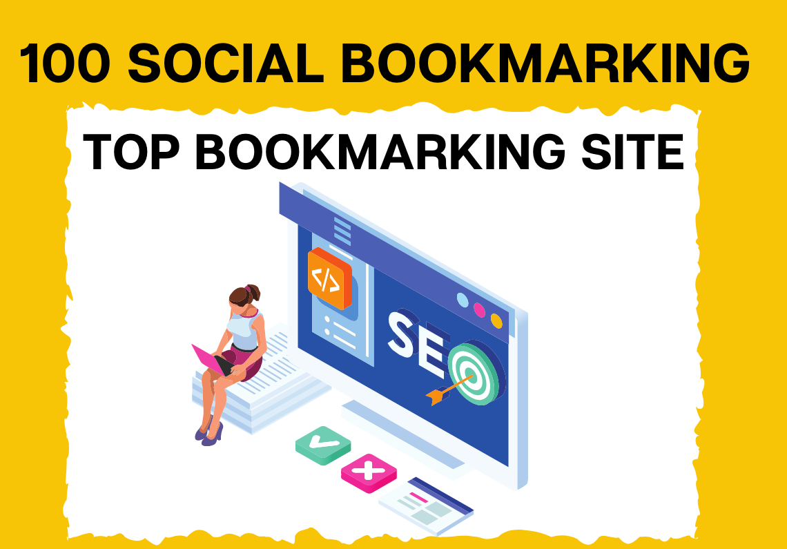 100 social bookmarking High Quality backlinks & i...