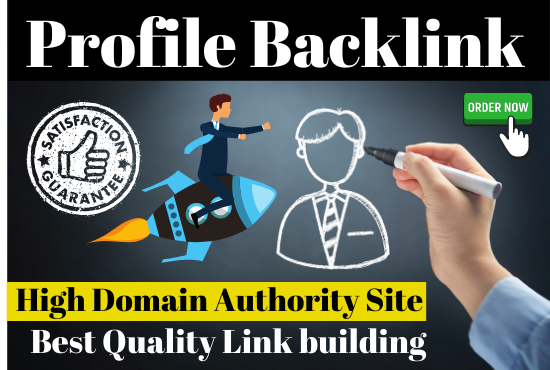 Profile backlinks 31 make manually High Quality on to...