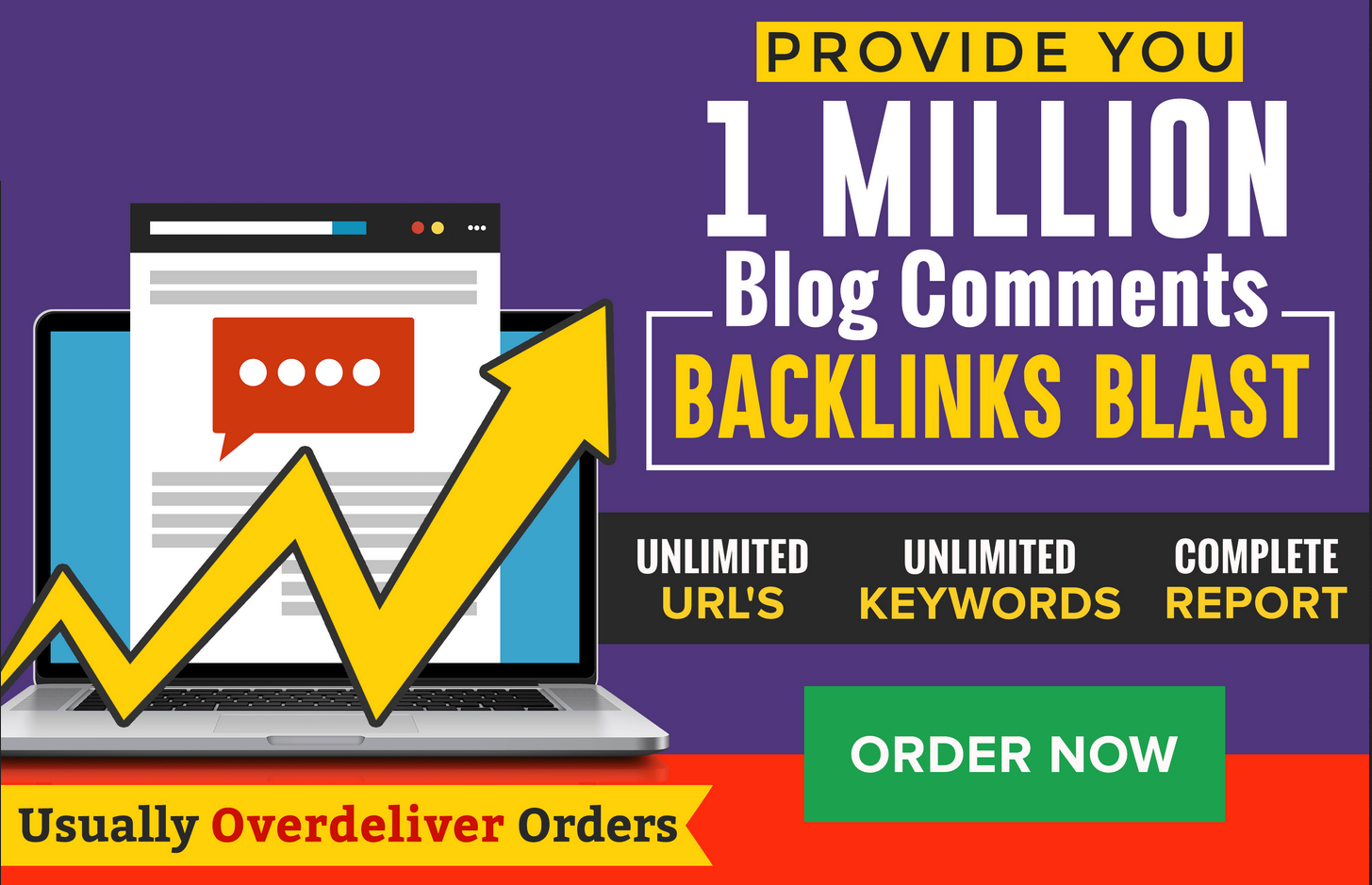 do a blast of 1 million blog comment backlinks for SE...