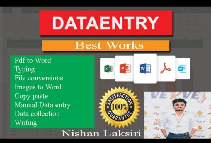 Super Fast Data Entry with Customer Satisfaction. Pro...