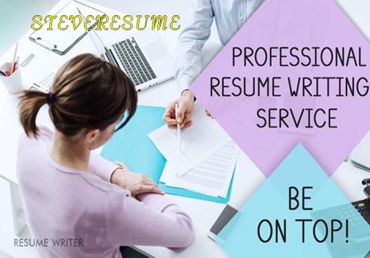 I will provide a professional resume/CV writing servi...