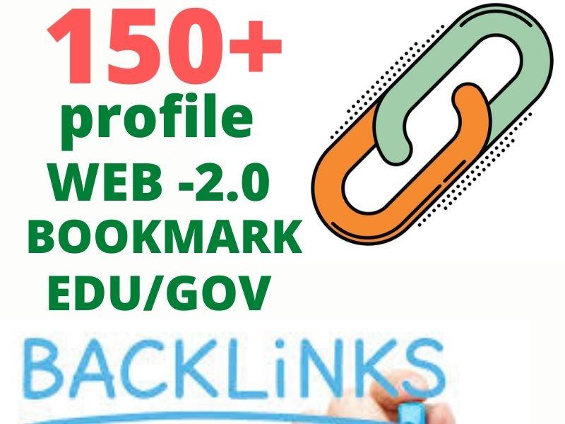 Rank on Google 1st page by 150+ HQ Profile, web 2.0,...