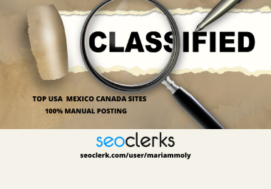 I will provide your ads in USA top classified ad post...