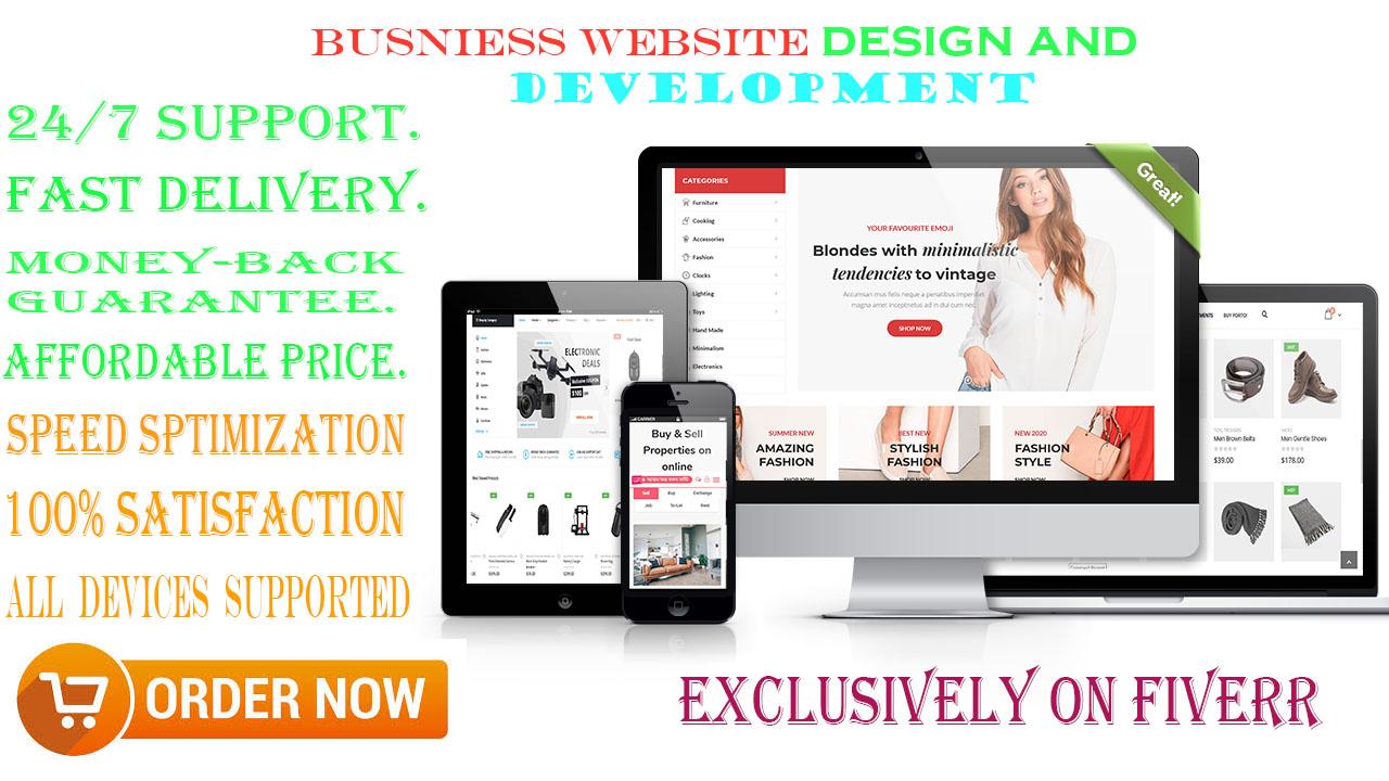 I Will Design And Develop Amazing WordPress Website F...