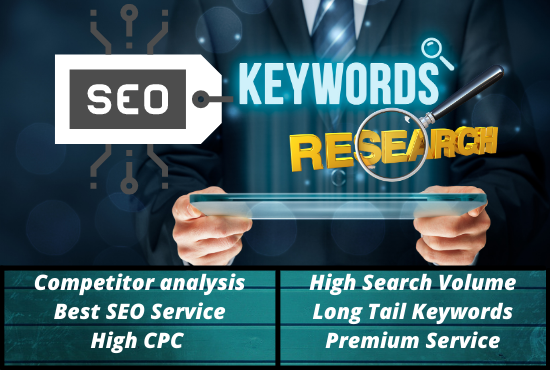 I will do 50 SEO keywords research and competitor ana...