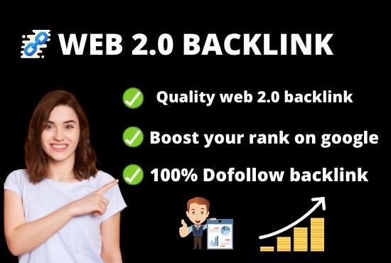 I will do 30 web 2.0 High authority DA PA backlinks