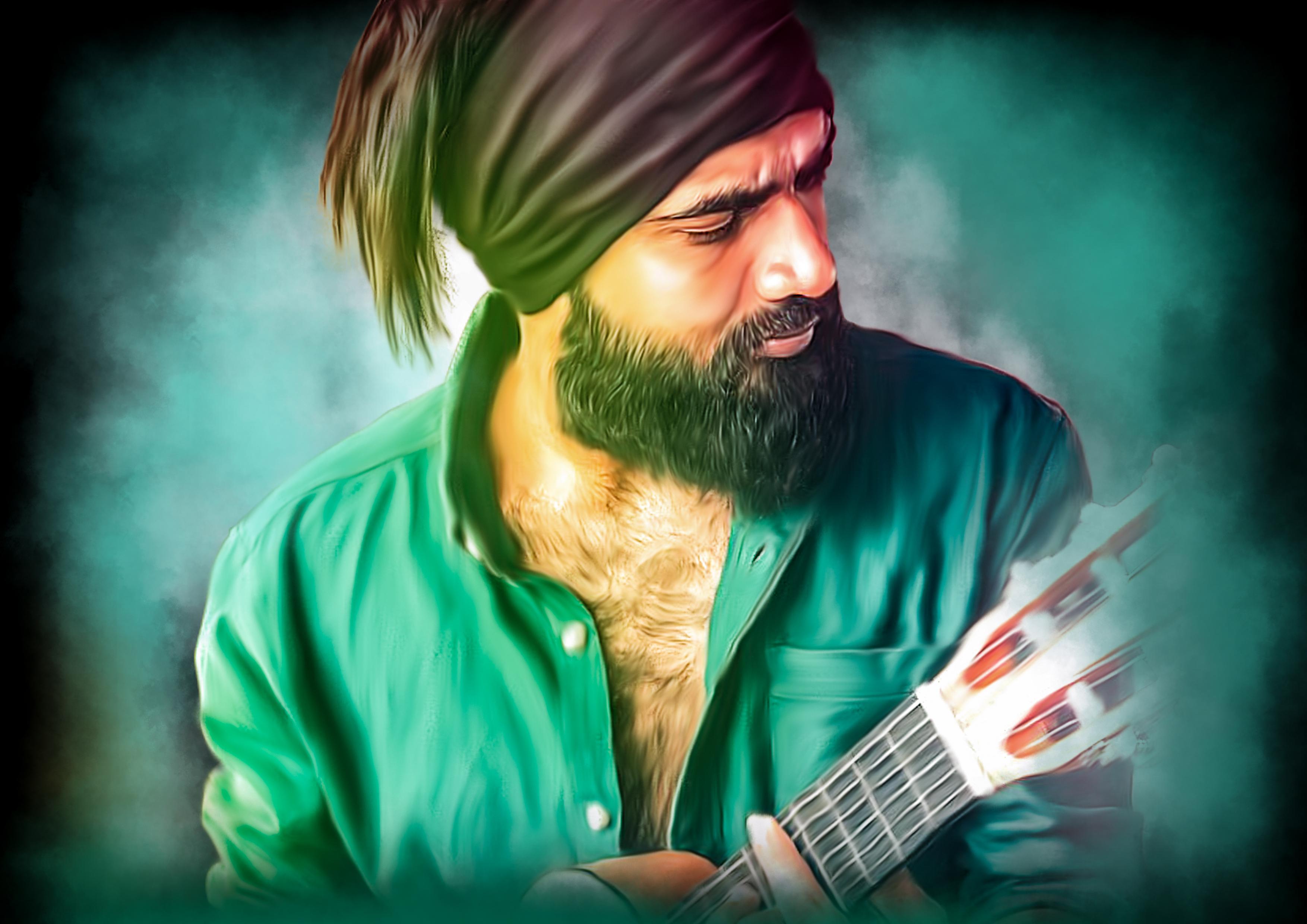 I will make Digital Smudge Painting Portrait based on...