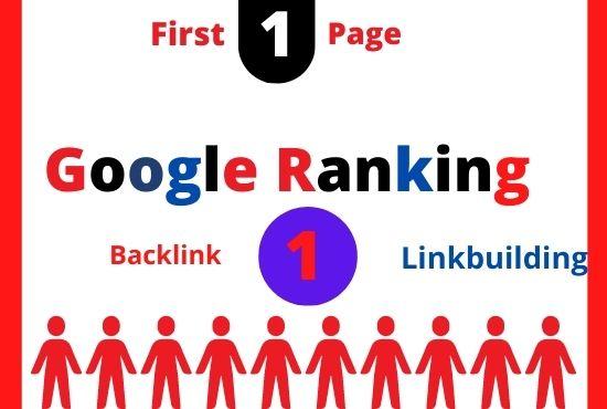 I will do guaranteed ranking your website on google f...