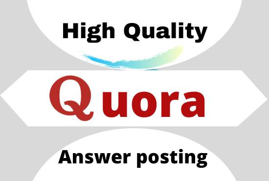 promote your web site with 10 high quality Quora answ...