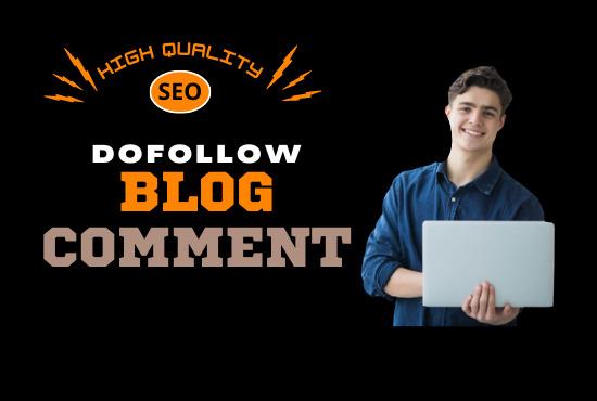 I will do 50 Manual Dofollow Blog Comments With High ...