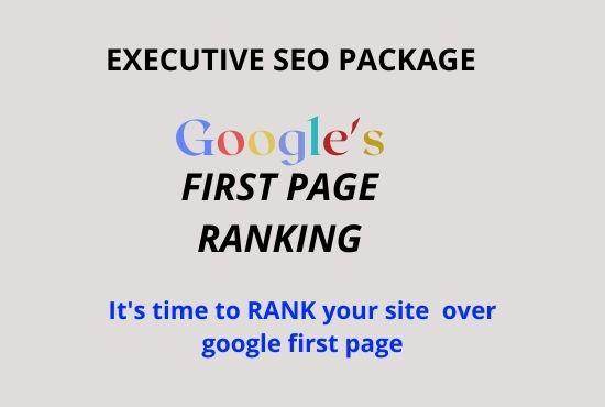 Rank Your website on Google first page with two keywo...