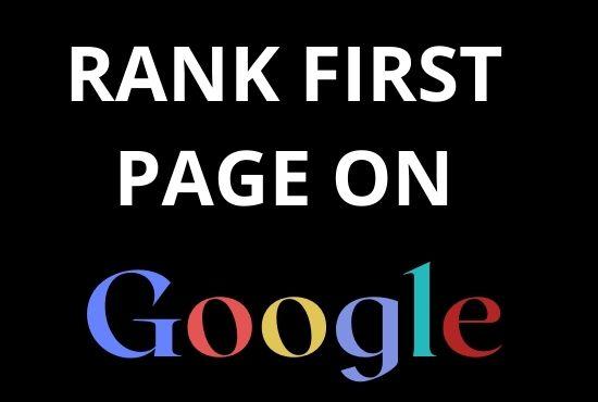 Rank Your Website for a keyword On Google First Page ...