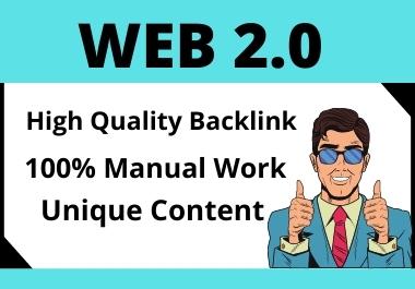 I will do 25 Web 2.0 With High Authority Backlink for...
