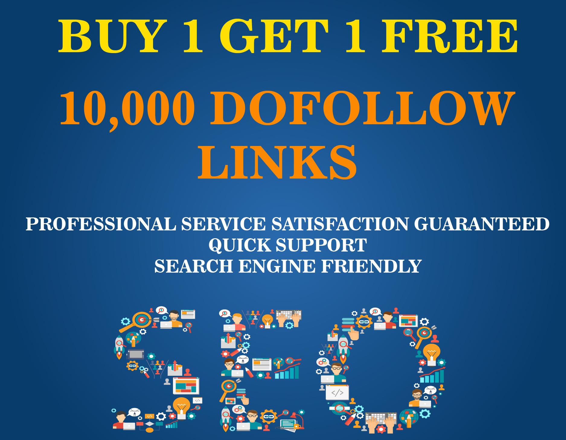 I will create High Quality 10,000 dofollow seo backli...