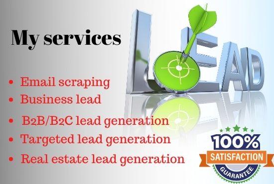 I will do 50 targeted b2b LinkedIn Lead Generation an...