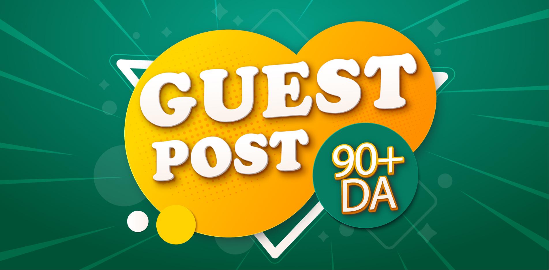 Write and publish 5 unique guest post on high authori...