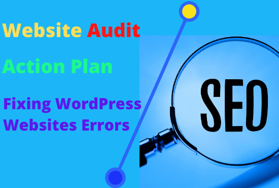 I will do SEO audit with effective action plan and wo...