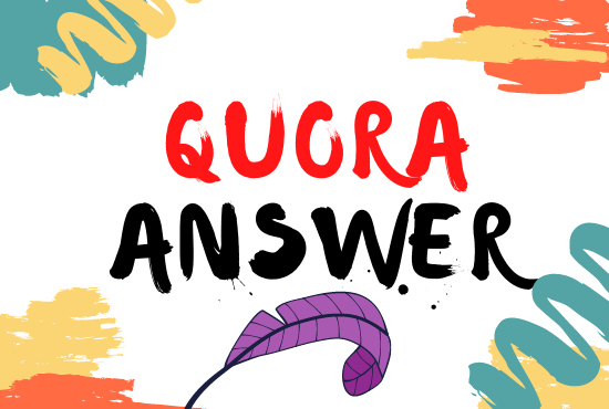 I will create 10 Quora Answer to Promote your busines...