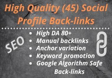 2021 Special -New Social Profiles Backlinks On Your W...