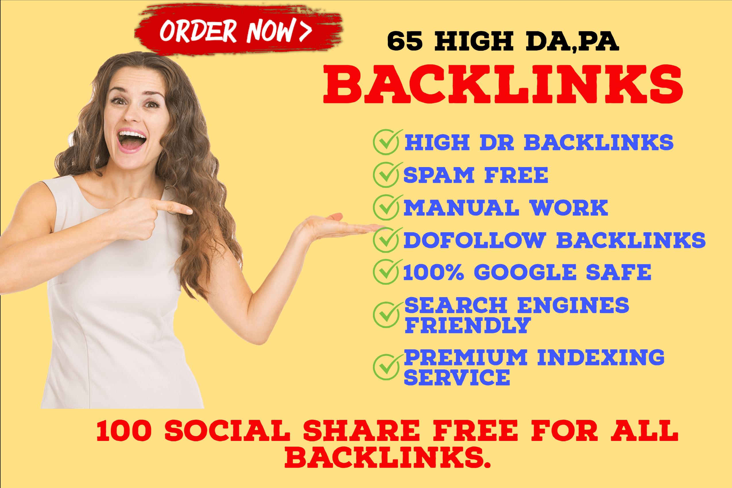 I will build manually 50 high DA dofollow backlinks t...