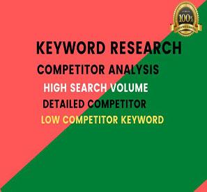 I will provide unique keyword and low competitor for ...